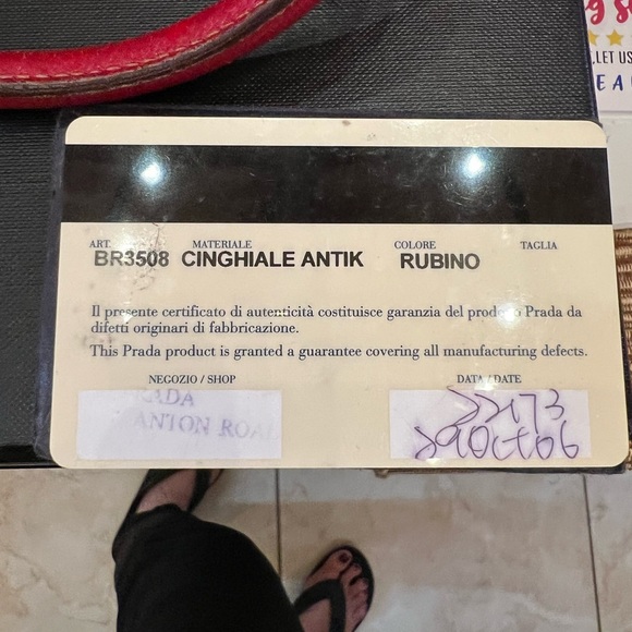Authentic preloved Prada Red - Picture 12 of 15